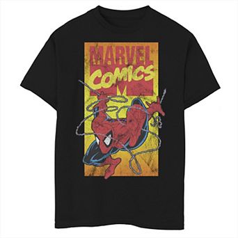Boys 8-20 Marvel Comics Spider-Man Action Shot Tee