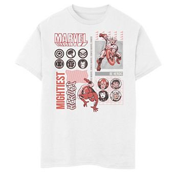 Boys 8-20 Marvel The Avengers Glitch Collage Portrait Tee