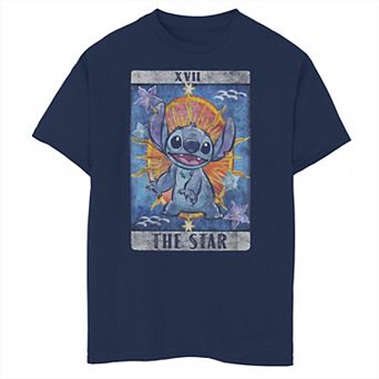 Disney's Lilo & Stitch Boys 8-20 Tarot Card The Star Graphic Tee