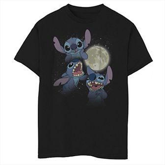 Disney's Lilo & Stitch Boys 8-20 Moonlight Collage Graphic Tee