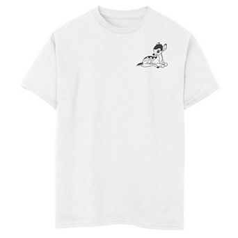 Disney's Bambi Boys 8-20 Simple Left Chest Portrait Graphic Tee