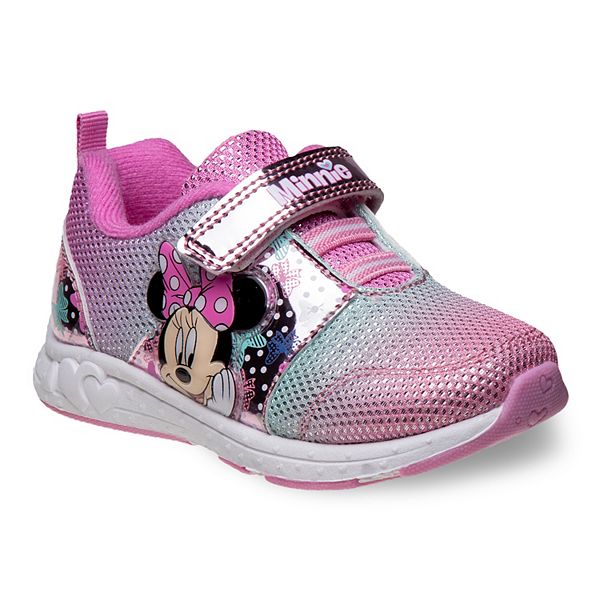 buis Vertrek balans Disney's Minnie Mouse Toddler Girls' Light-Up Shoes