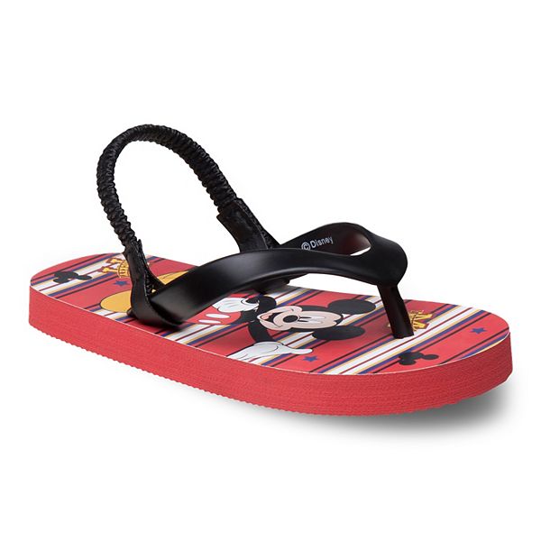 Mickey mouse store flip flops