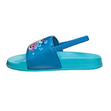Baby Shark Toddler Boys' Slide Sandals 