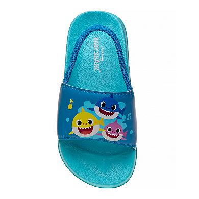 Baby Shark Toddler Boys' Slide Sandals 