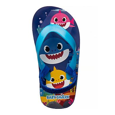 Baby Shark Toddler Boys' Flip Flop Sandals 