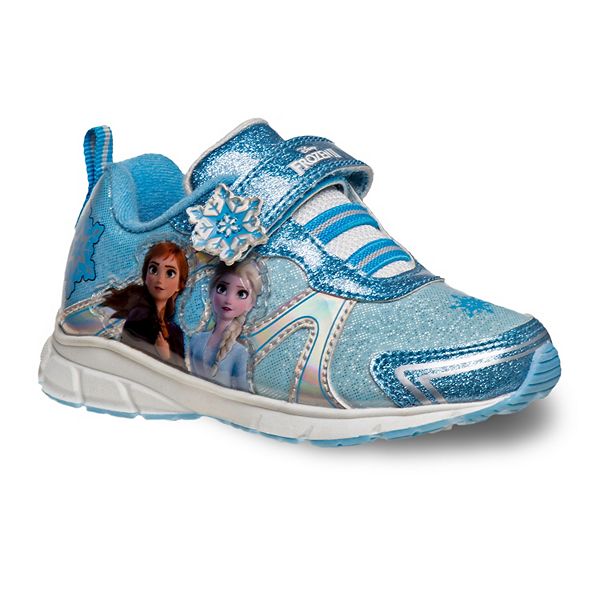 Disney Frozen Anna & Elsa Girls' Light-Up Sneakers Shoe Sz 9,10,11,12 6,7,8 