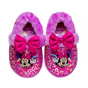 Disney's Minnie Mouse Toddler Girls' Slippers