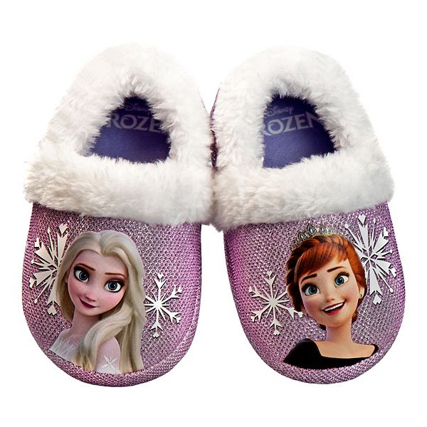 Girls Disney Frozen II Elsa & Anna Slippers New 