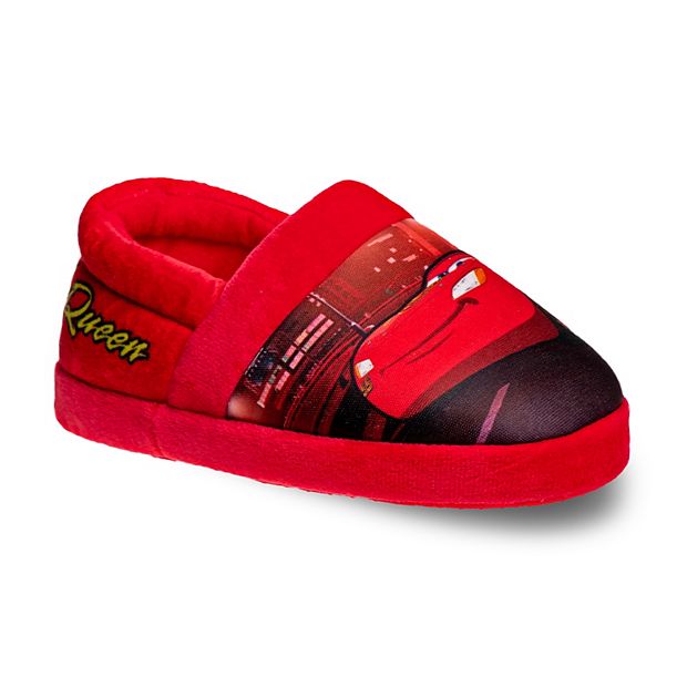 Disney Pixar Cars Lightning McQueen Toddler Boys Slippers