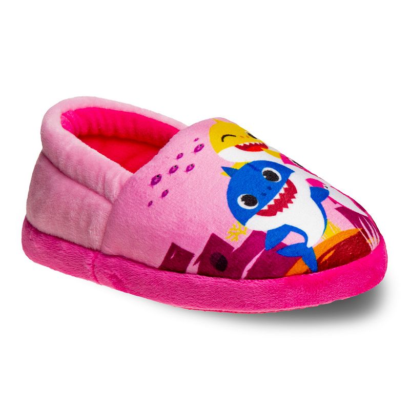 Baby Shark Toddler Girls Slippers, Toddler Girls, Size: 5-6T, Pink