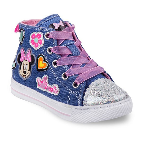Disney's Minnie Mouse Toddler Girls' HighTop Sneakers