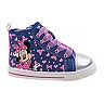 Disney's Minnie Mouse Toddler Girls' High-Top Sneakers 