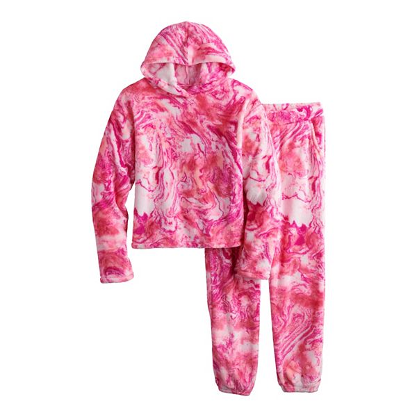 Girls 4-20 SO® Hoodie & Pants Pajama Set in Regular & Plus