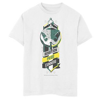Boys 6-20 Harry Potter Slytherin Ambition Pride Cunning Logo Graphic Tee