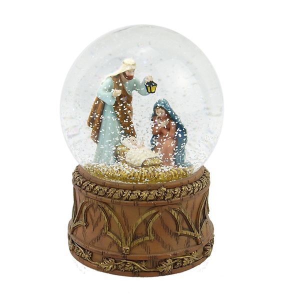 St. Nicholas Square® Nativity Scene Musical Snow Globe Christmas Table