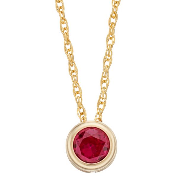 Pure ruby deals necklace