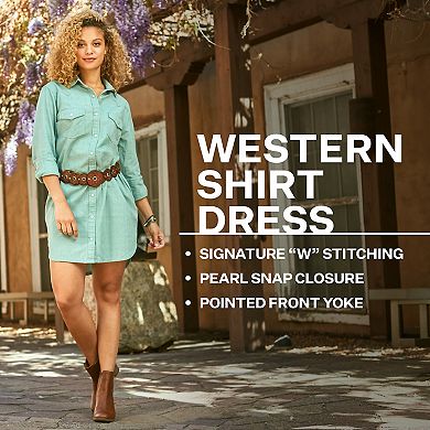 Women's Wrangler Western Shirt Dress