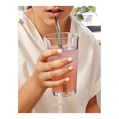 Colorful Reusable Glass Straws