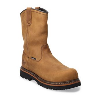 Thorogood V-Series Crazyhorse Men's Waterproof Composite-Toe Wellington Work Boots