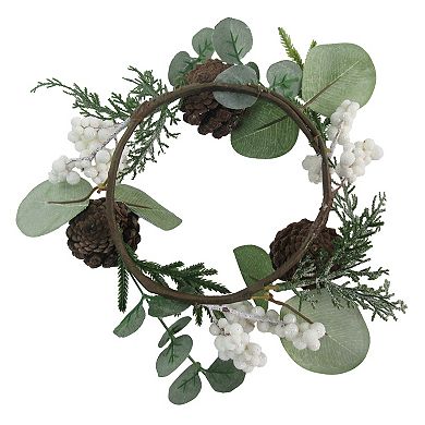 St. Nicholas Square® Artificial White Holly Berry Mini Wreath