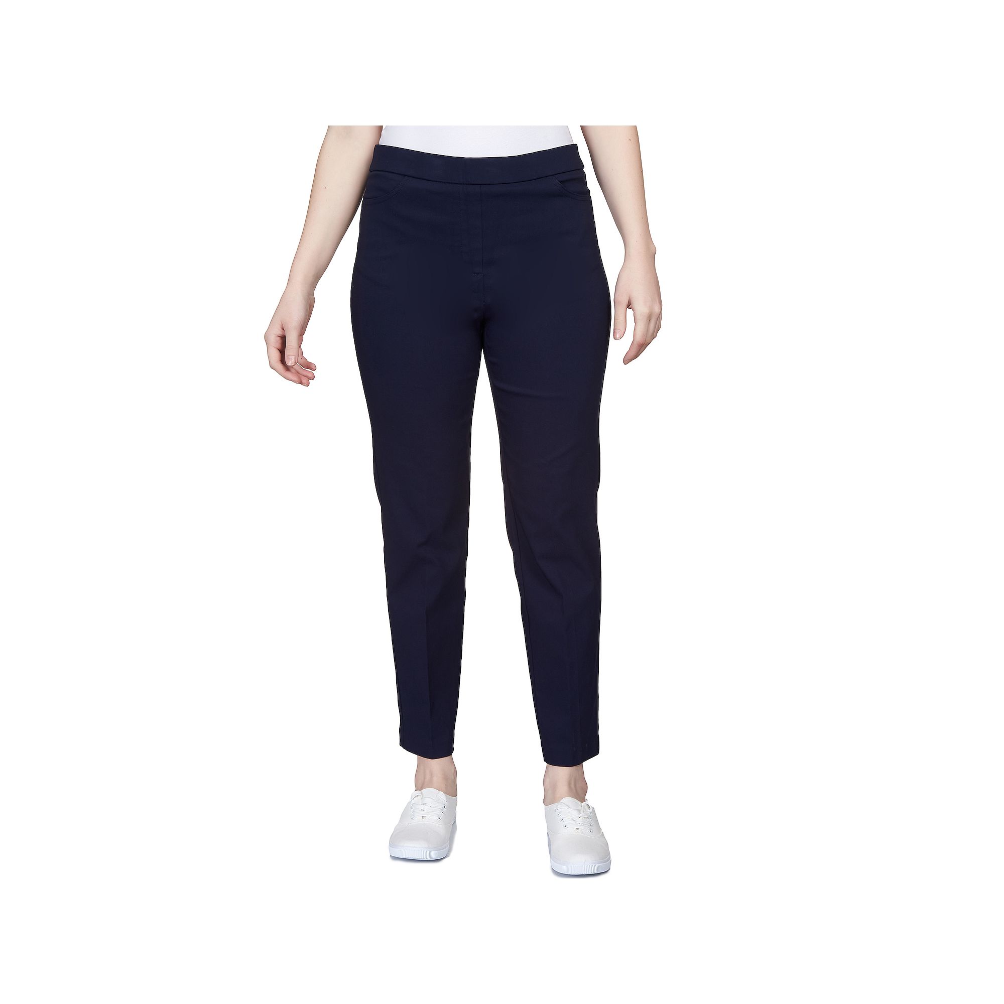 Womens Alfred Dunner Classics Allure Proportioned Pants, Size: 12, Blue