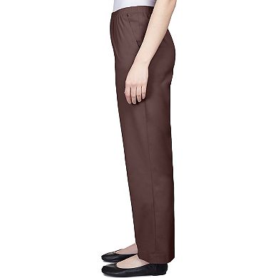 Women's Alfred Dunner Classics Twill Proportioned Pants