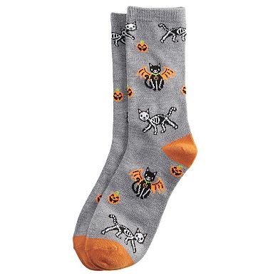 Women's Novelty Halloween Crew Socks