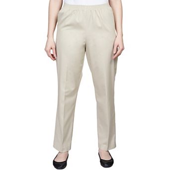 Women's Alfred Dunner Classics Twill Proportioned Pants