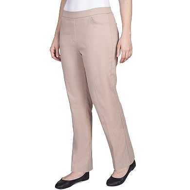 Petite Alfred Dunner Allure Pull On Ankle Pants