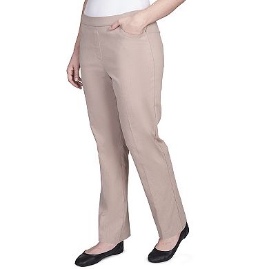 Petite Alfred Dunner Allure Pull On Ankle Pants