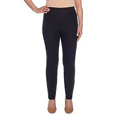 Alfred Dunner Plus Size Classic Allure Tummy Control Pull-On Average Length  Pants - Macy's