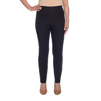 Petite Alfred Dunner Allure Pull On Ankle Pants