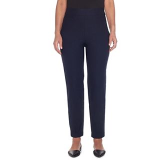 Petite Alfred Dunner Allure Pull On Ankle Pants