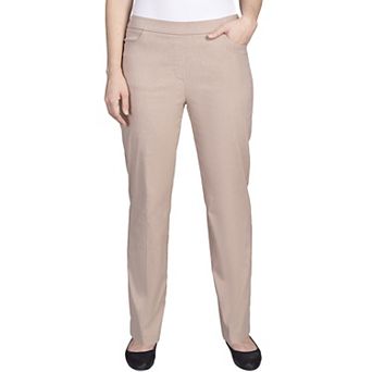 Petite Alfred Dunner Allure Pull On Ankle Pants
