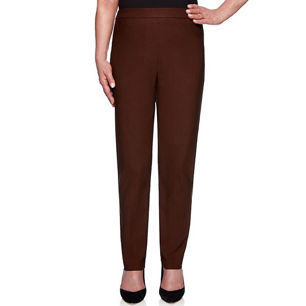 Alfred Dunner Classics Pull-On Pants Black 12 Short Petite : :  Clothing, Shoes & Accessories