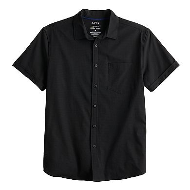 Men's Apt. 9® Smart Tech Classic-Fit Stretch Untucked Button-Down Shirt