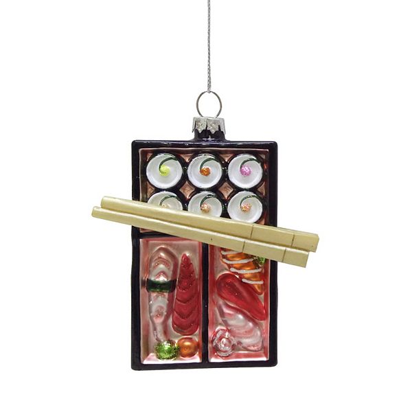 Sushi Bento Box Christmas Ornament