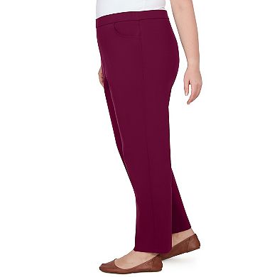 Plus Size Alfred Dunner Allure Pull On Ankle Pants