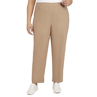 Plus Size Alfred Dunner Allure Pull On Ankle Pants