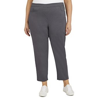 Plus Size Alfred Dunner Allure Pull On Ankle Pants