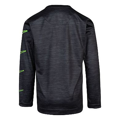 Boys 4-7 Nike Block Logo Long Sleeved Tee