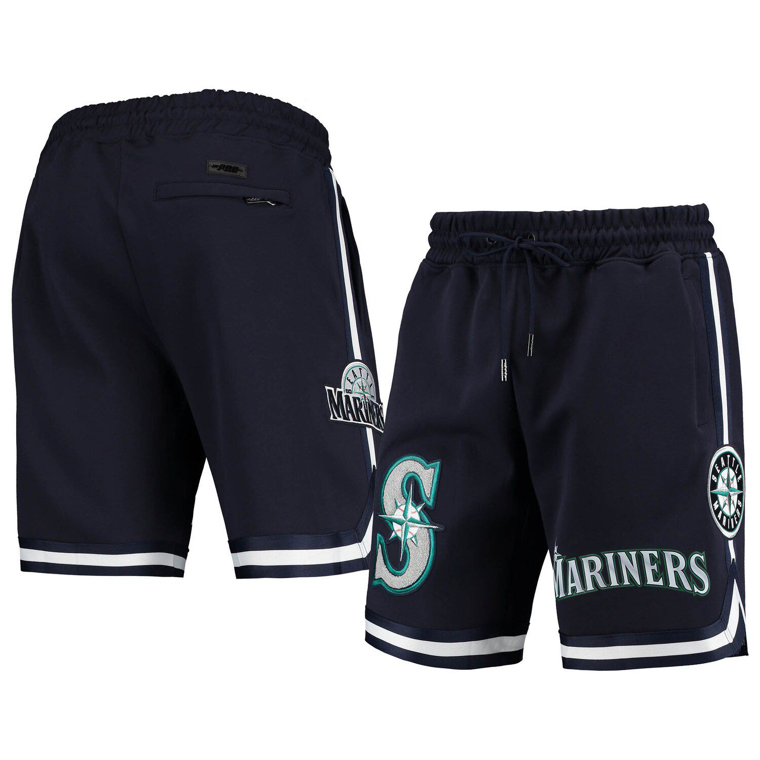 Concepts Sport Women's Navy Seattle Mariners Zest Allover Print Button-Up Shirt and Shorts Sleep Set