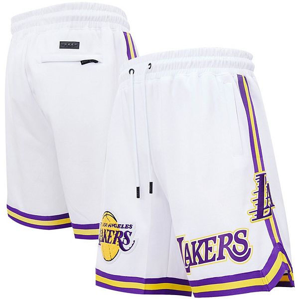 Men's Pro Standard Gold Los Angeles Lakers Chenille Shorts