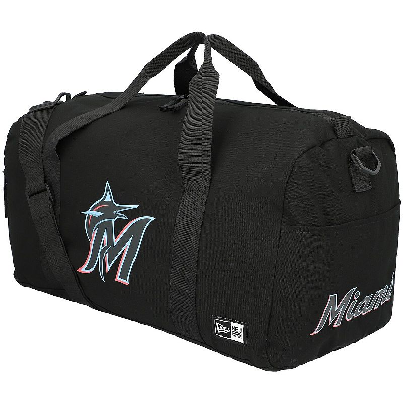 New Era Miami Marlins Pop City Duffle Bag, Black