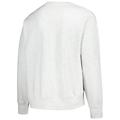 Men's Champion Heathered Gray Florida State Seminoles Arch Reverse Weave Pullover Sweatshirt