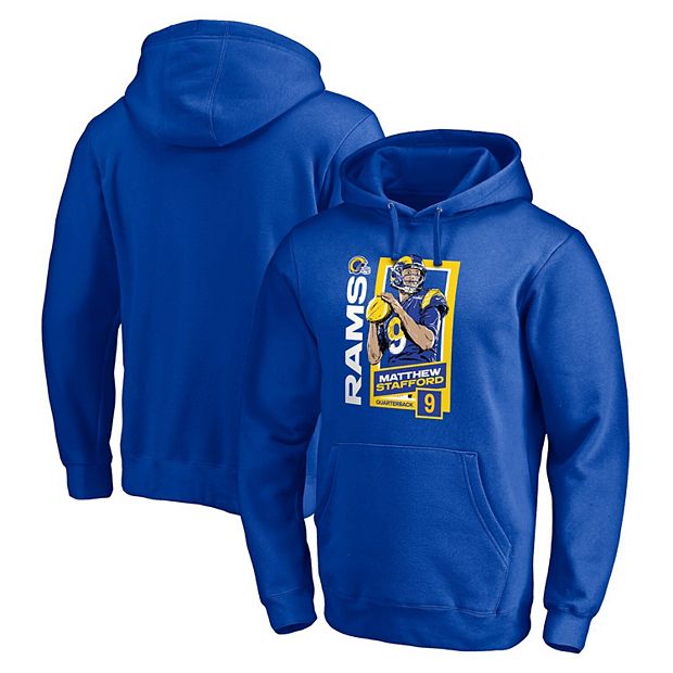 Los Angeles Rams Tommy Hilfiger Quarter-Zip Pullover Hoodie - Royal