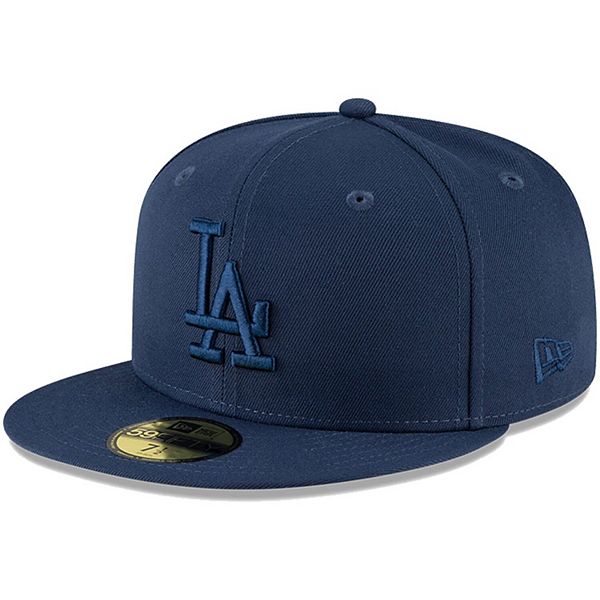 Men's New Era Navy Los Angeles Dodgers Oceanside Tonal 59FIFTY Fitted Hat