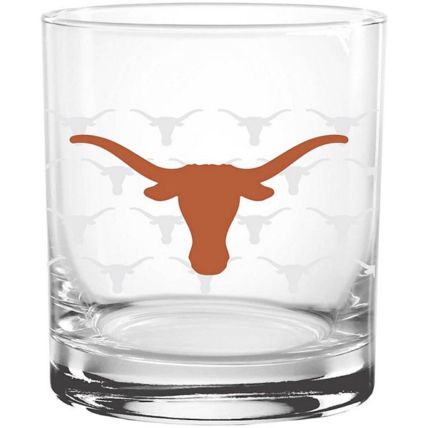 Texas Longhorns 14oz Repeat Alumni Rocks Glass