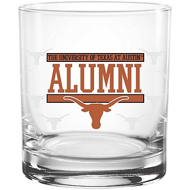 Texas Longhorns 14oz. Repeat Alumni Rocks Glass